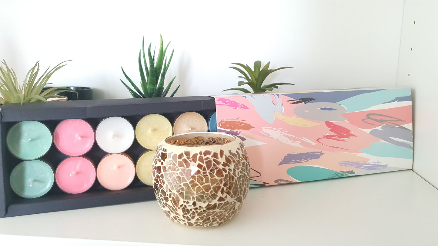 Vanilla Infused Scented Candles - 12, 24 Pack