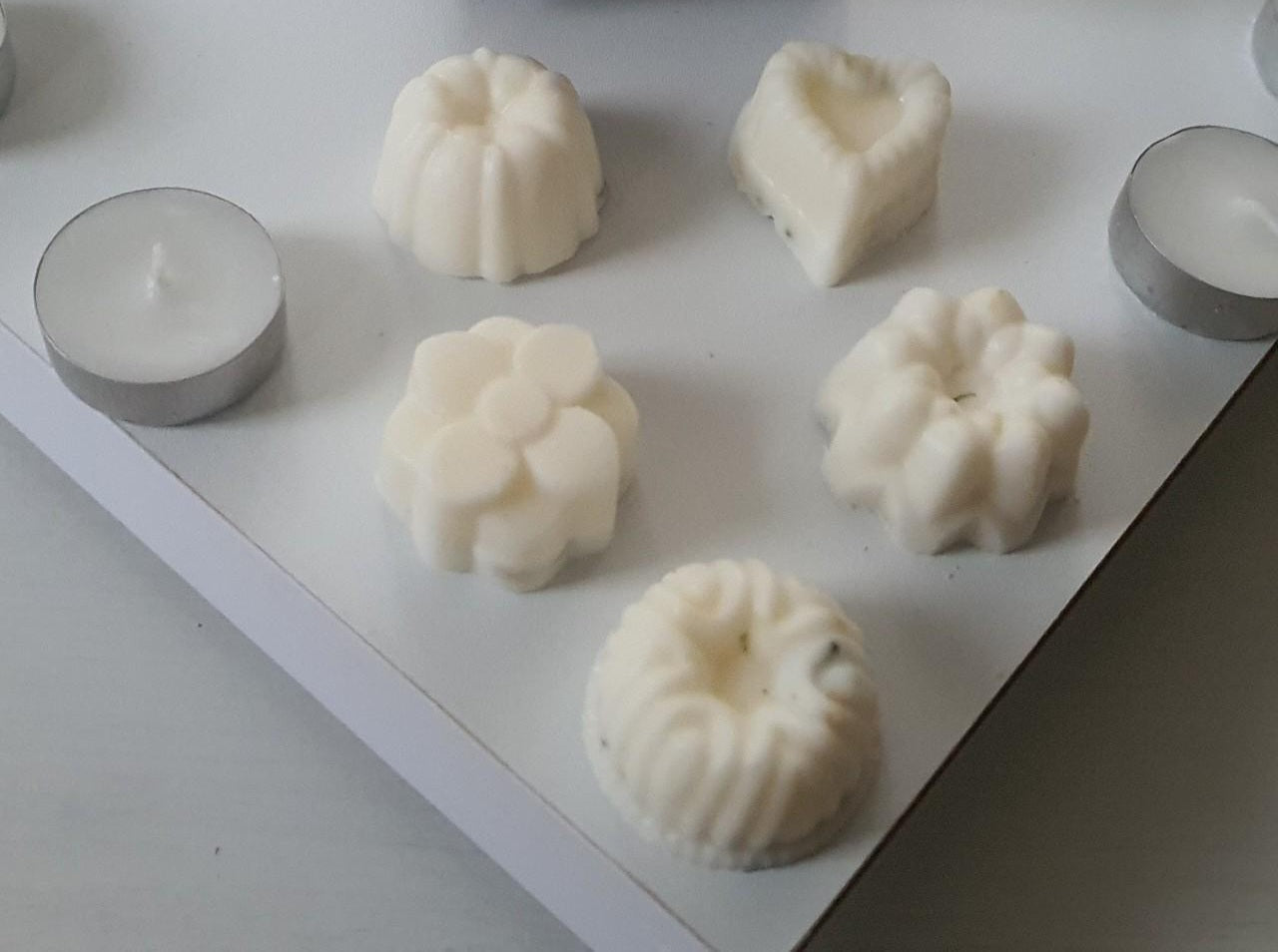 Candle Set of 21 Large Premium Wax Melts Handmade Fresh Botanical Petals