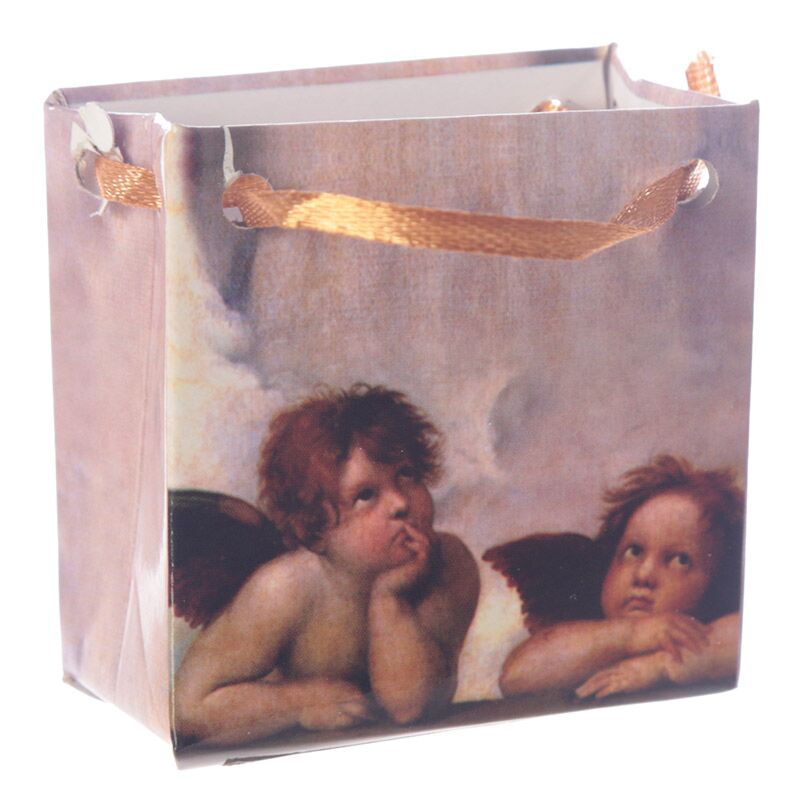 Cherub in Angel Wings Figure in a Mini Gift Bag - Wedding Favours