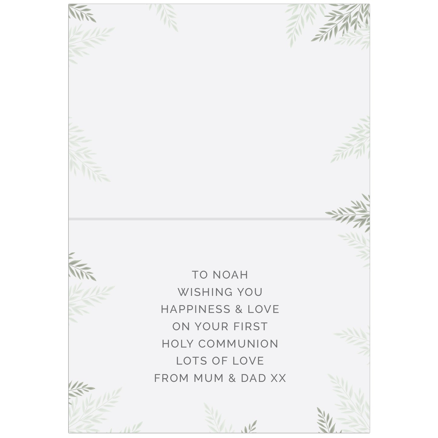 First Communion Card
