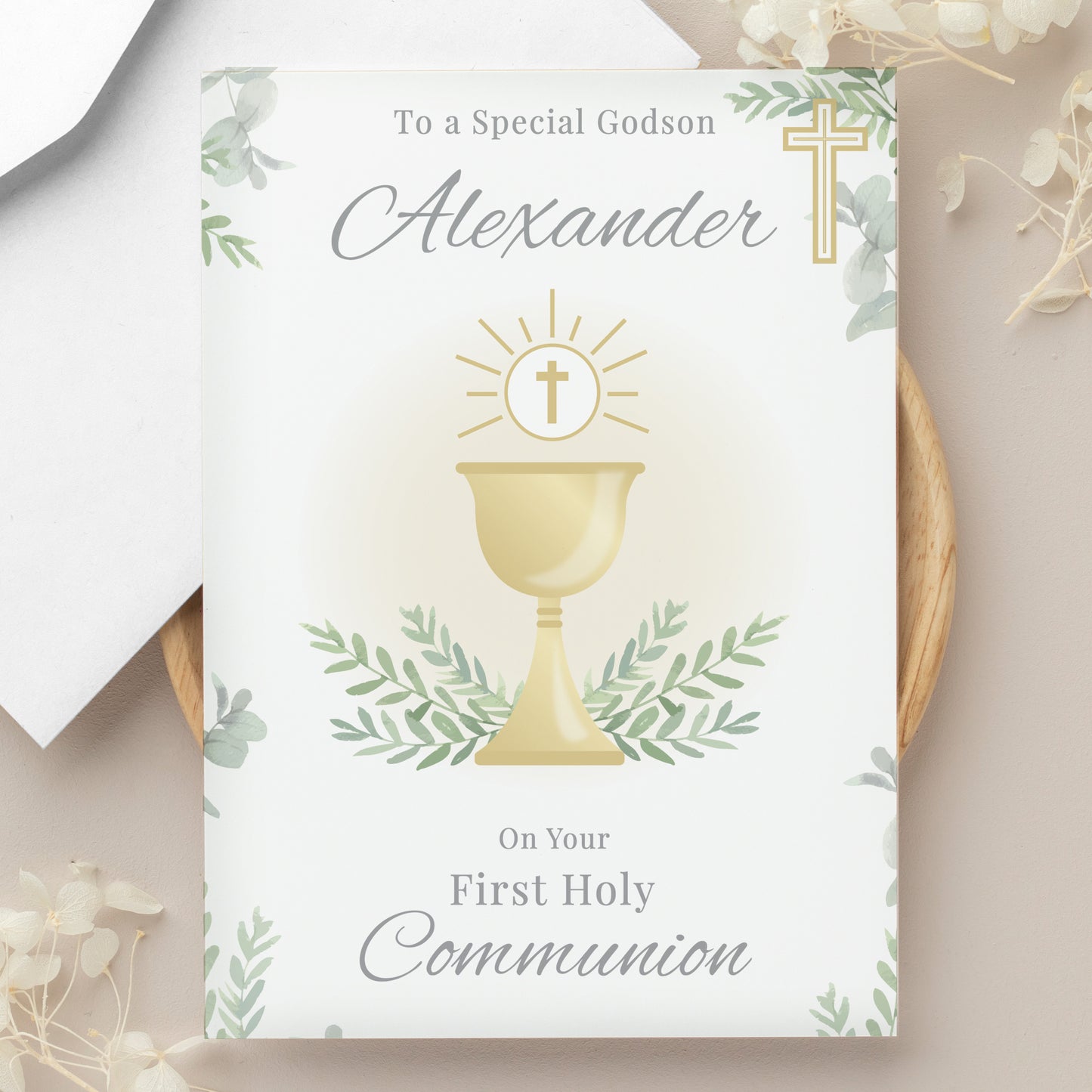 First Holy Communion Greeting Card