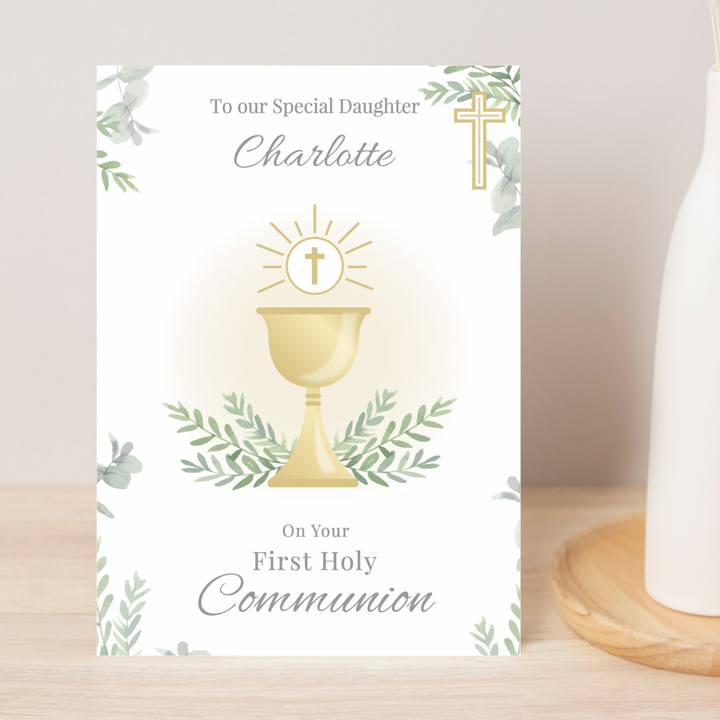 First Holy Communion Greeting Card