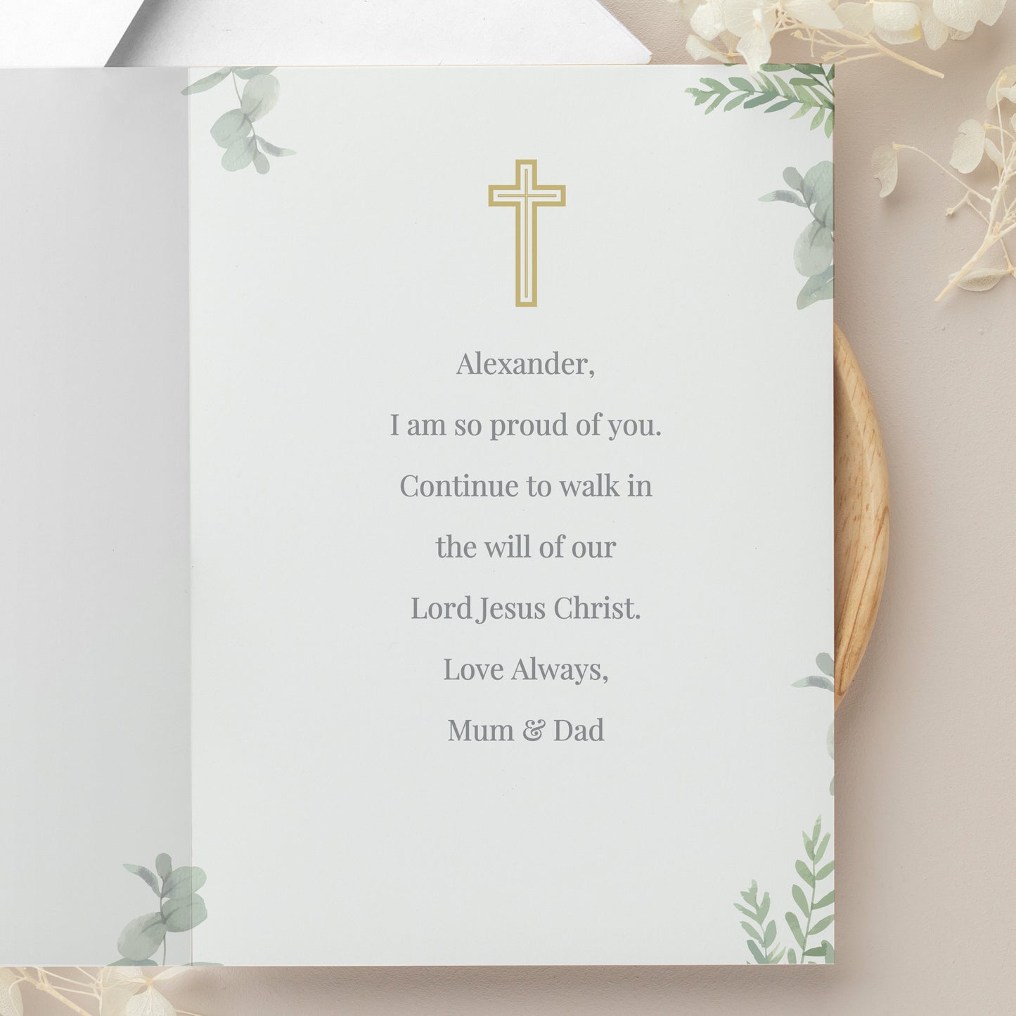 First Holy Communion Greeting Card