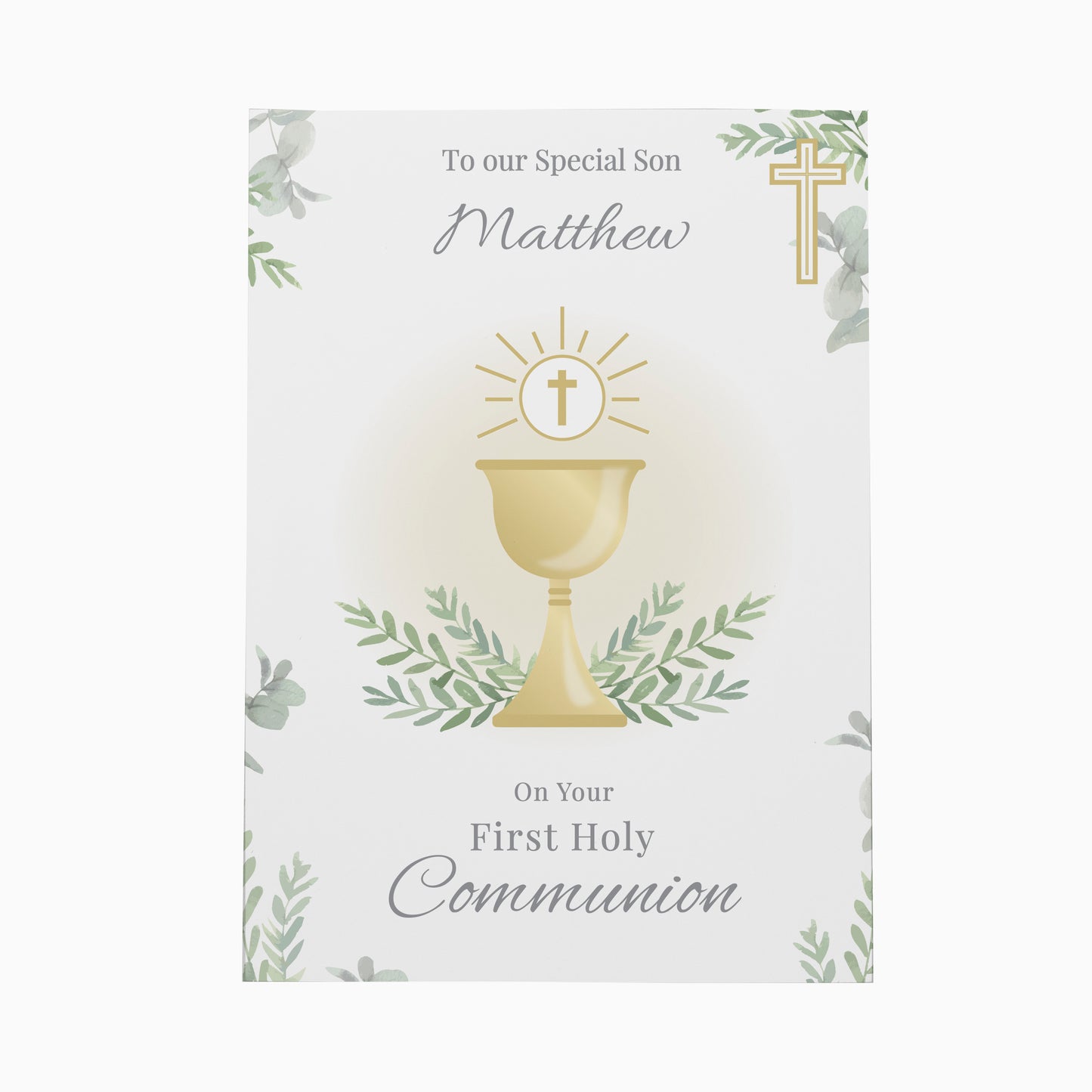 First Holy Communion Greeting Card