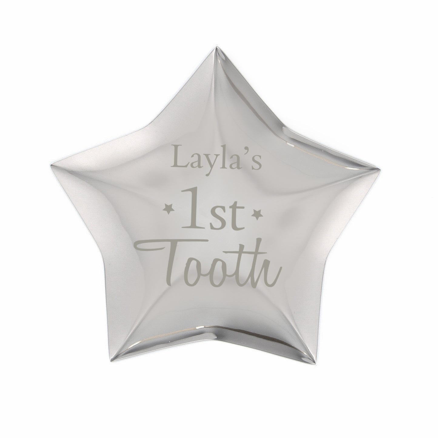 Personalised 1st Tooth Trinket Star Box - Any Name