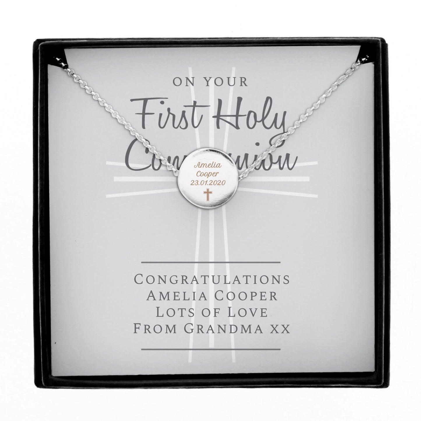 First Holy Communion Necklace & Box