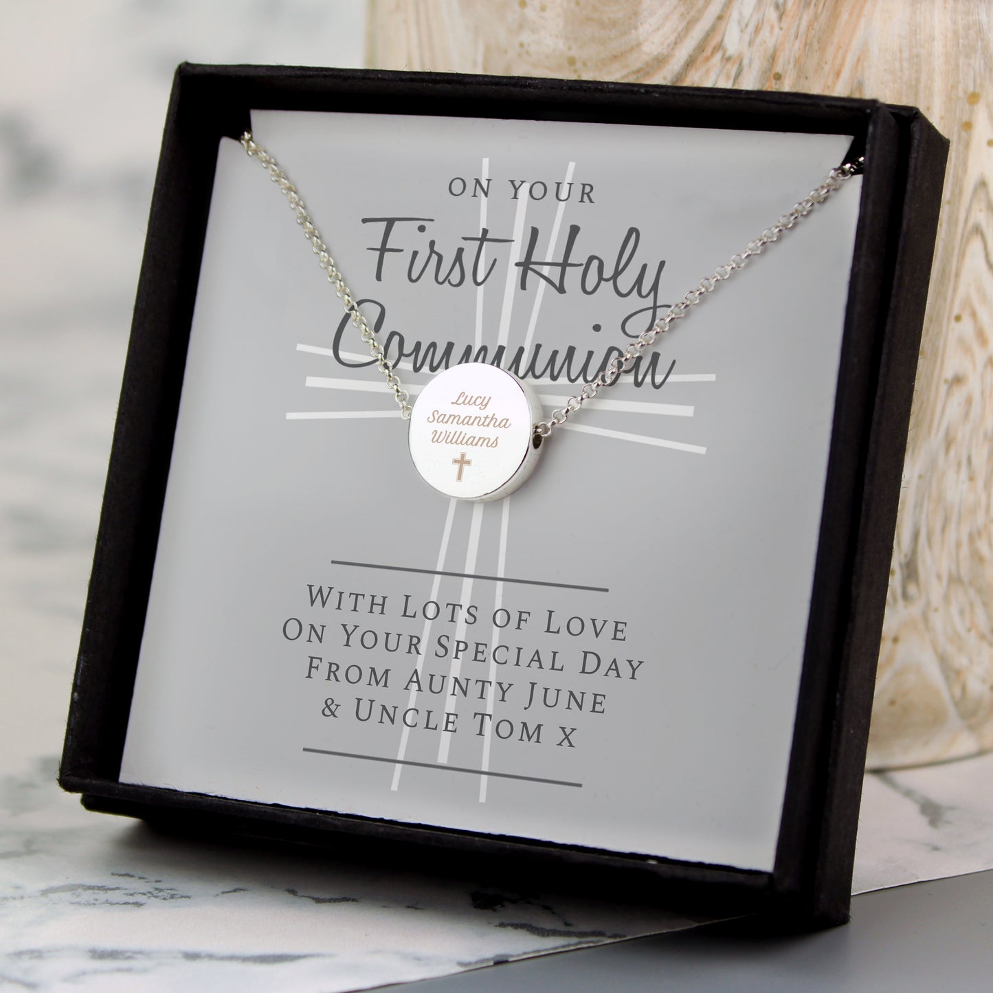 First Holy Communion Necklace & Box