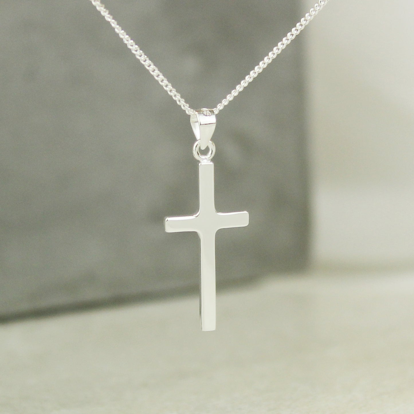Floral Sentiment Cross Necklace and Box