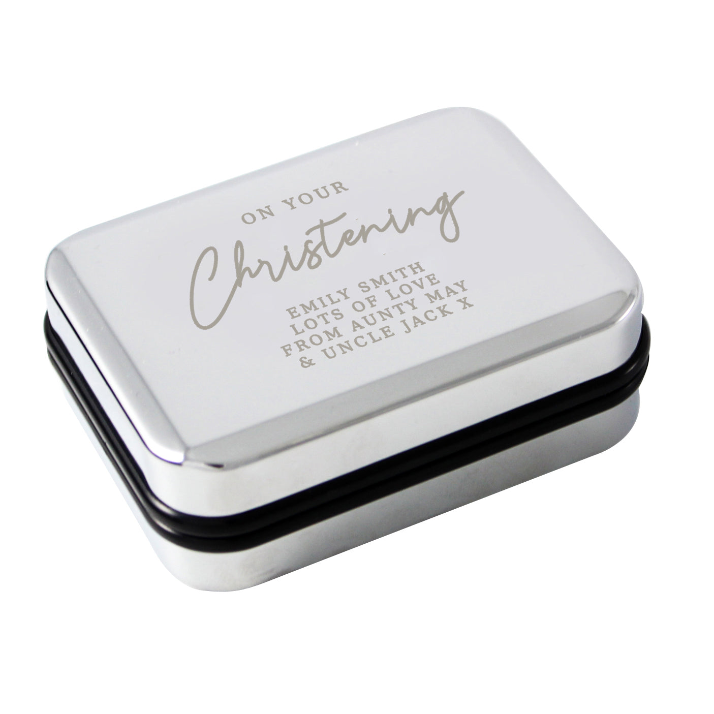 Christening Necklace Box