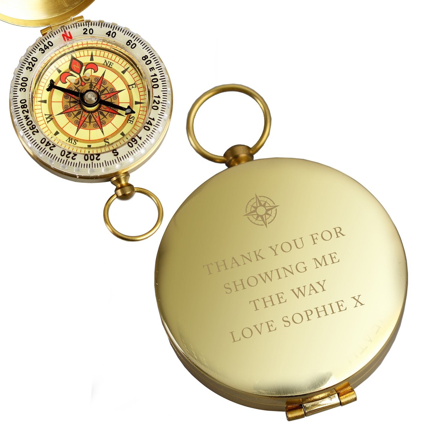 Free Text Keepsake Compass