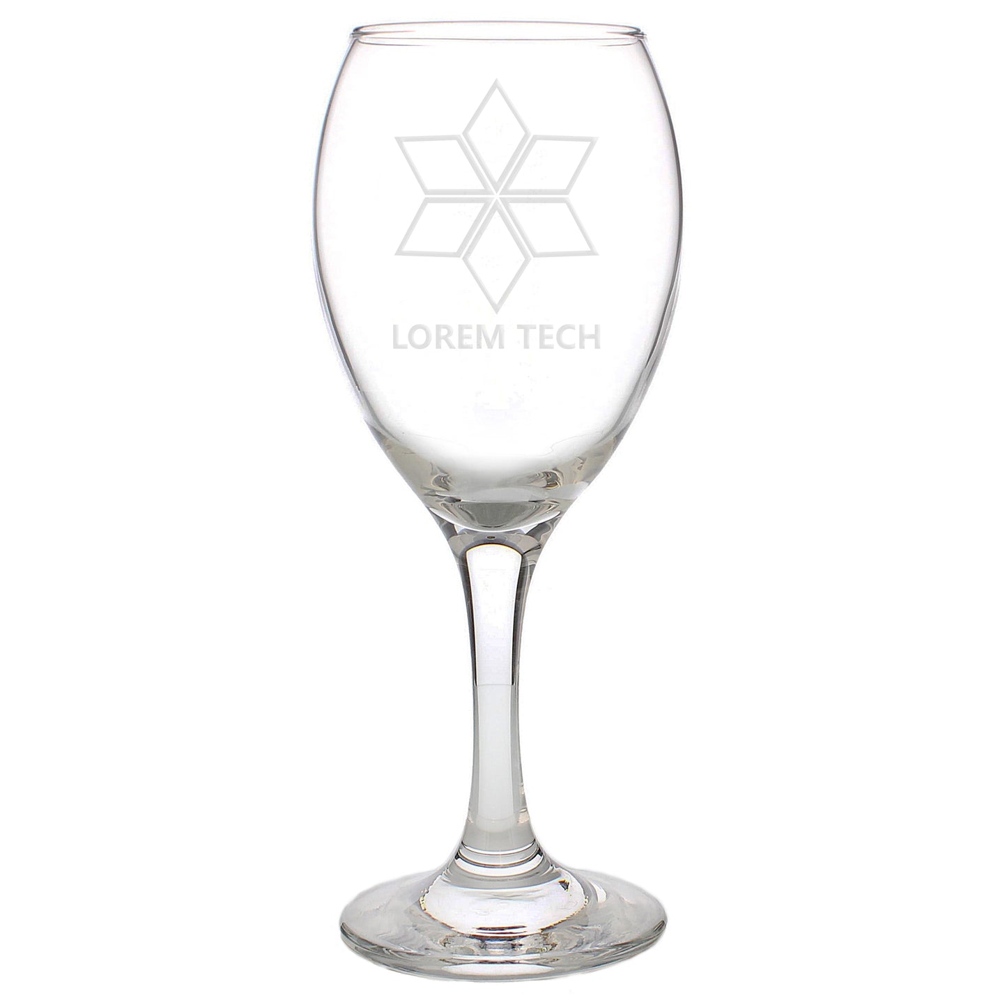 Design Engraved Wine Glass - Bespoke Wedding Gift