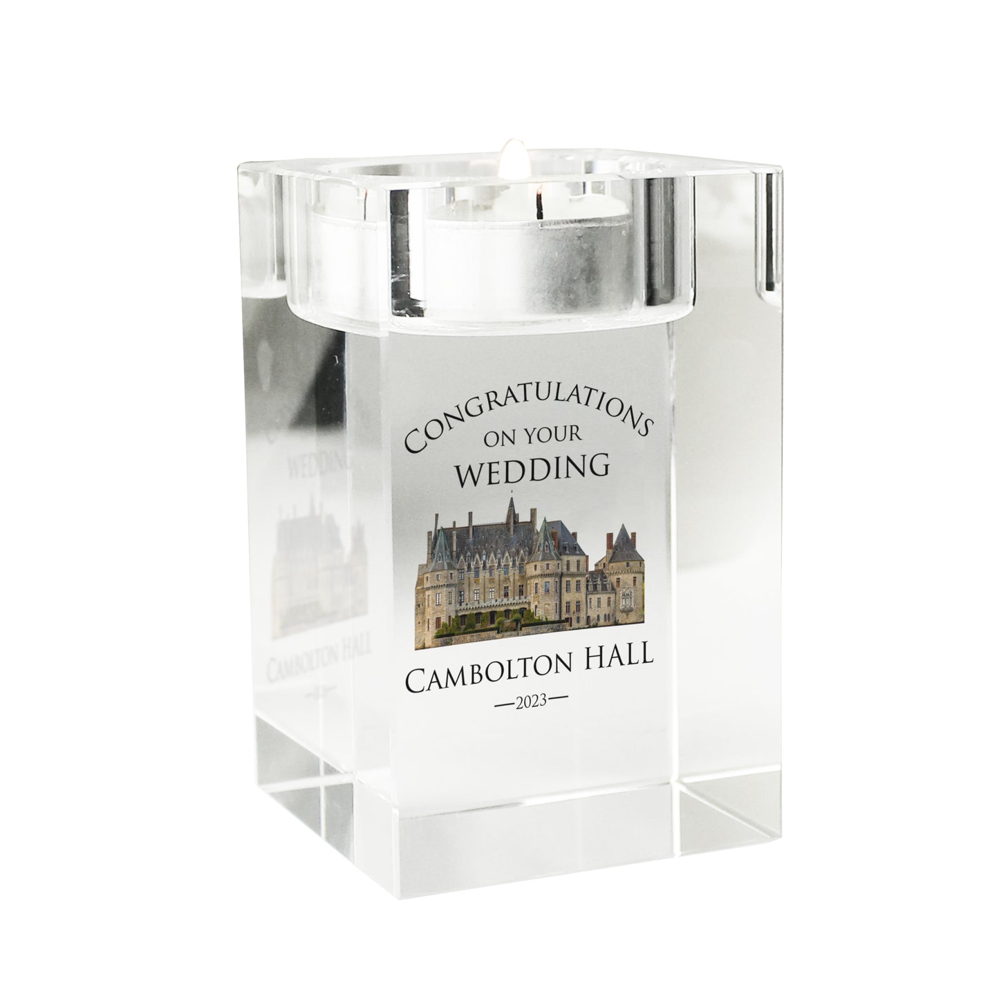Optic Tealight Holder - Bespoke Wedding Gifts