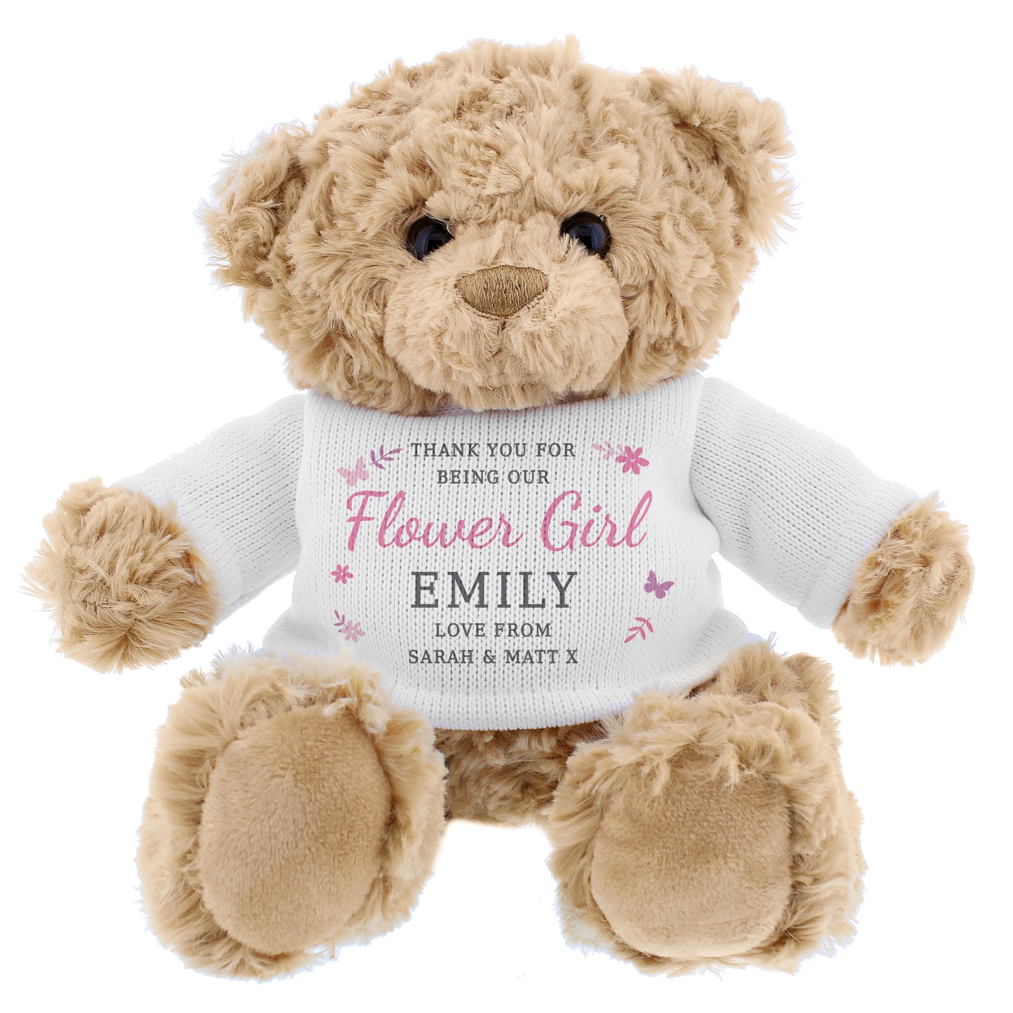 Girls Free Text Teddy Bear