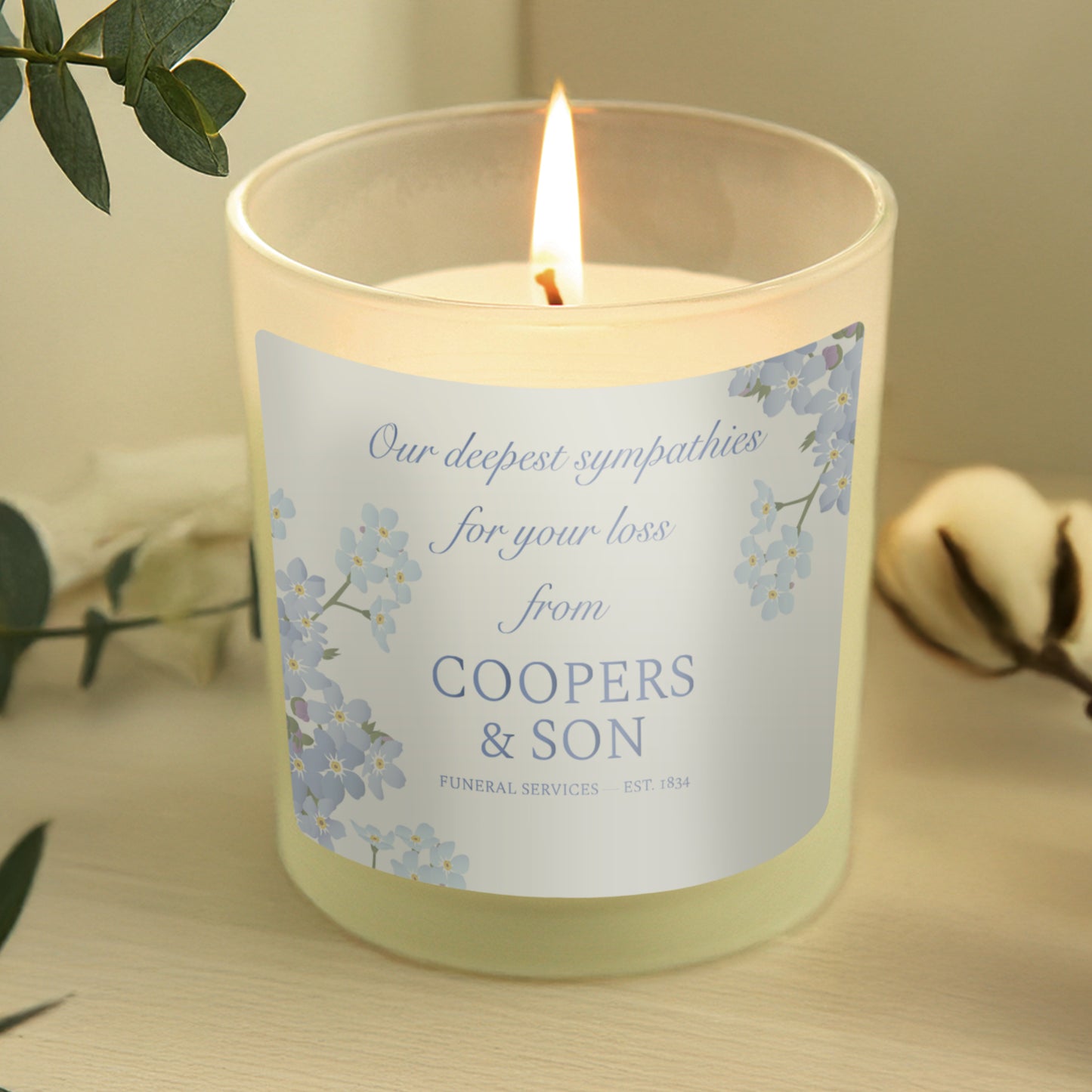Candle Jar - Bespoke Wedding Gift