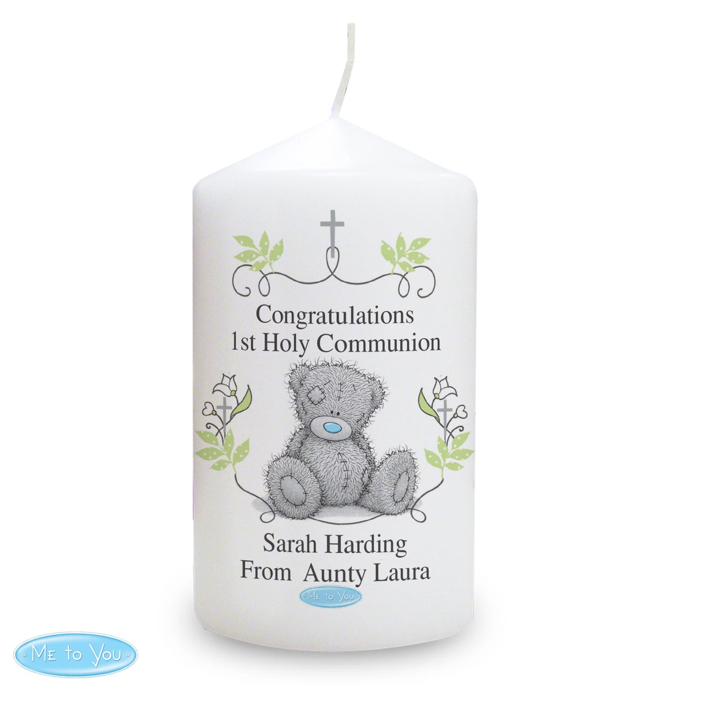 Me To You Religious Cross Pillar Candle