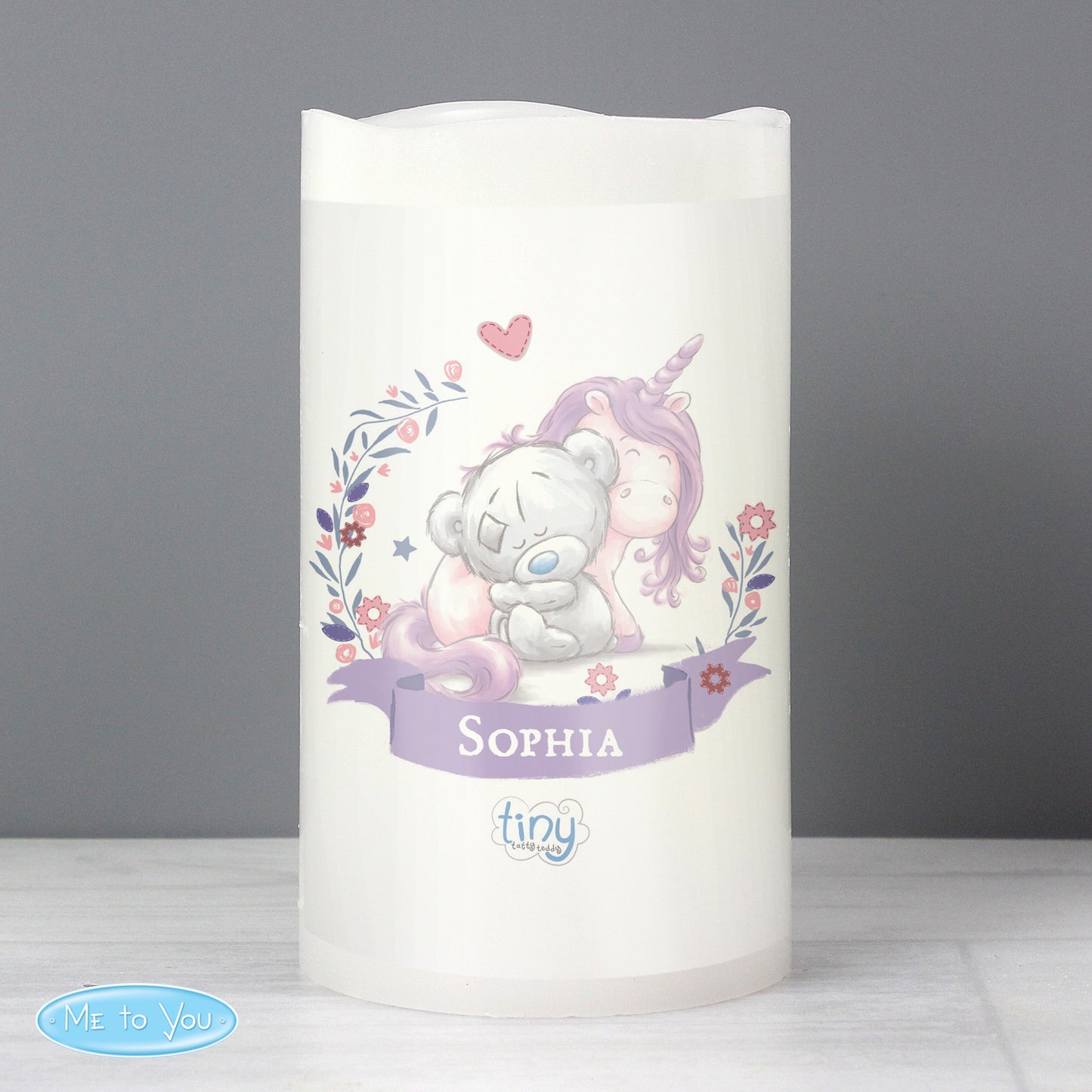 Tiny Tatty Teddy Unicorn Nightlight LED Candle