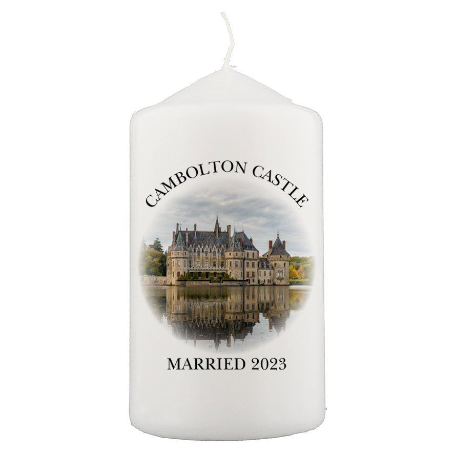 Design Pillar Candle - Bespoke Wedding Gifts