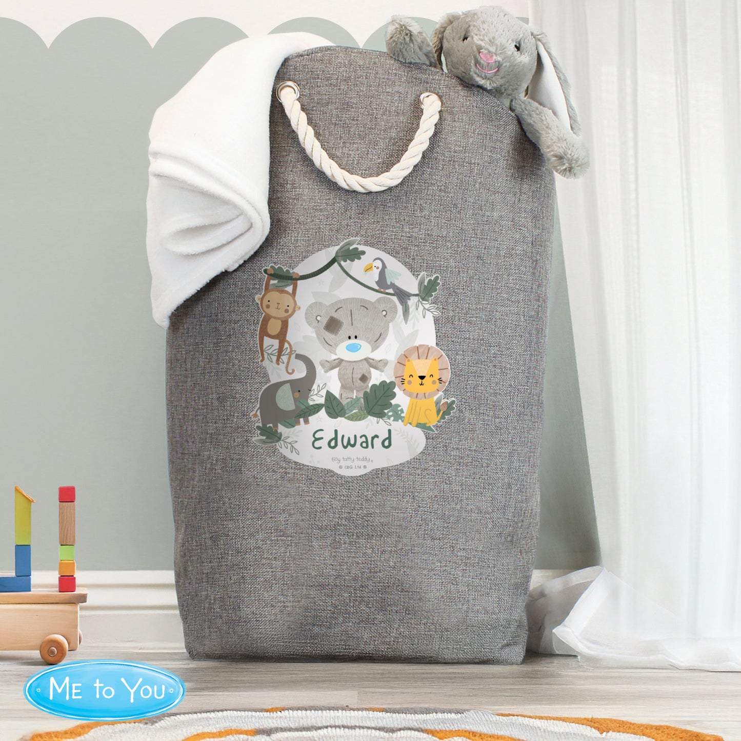 Tiny Tatty Teddy Jungle Animals Storage Bag