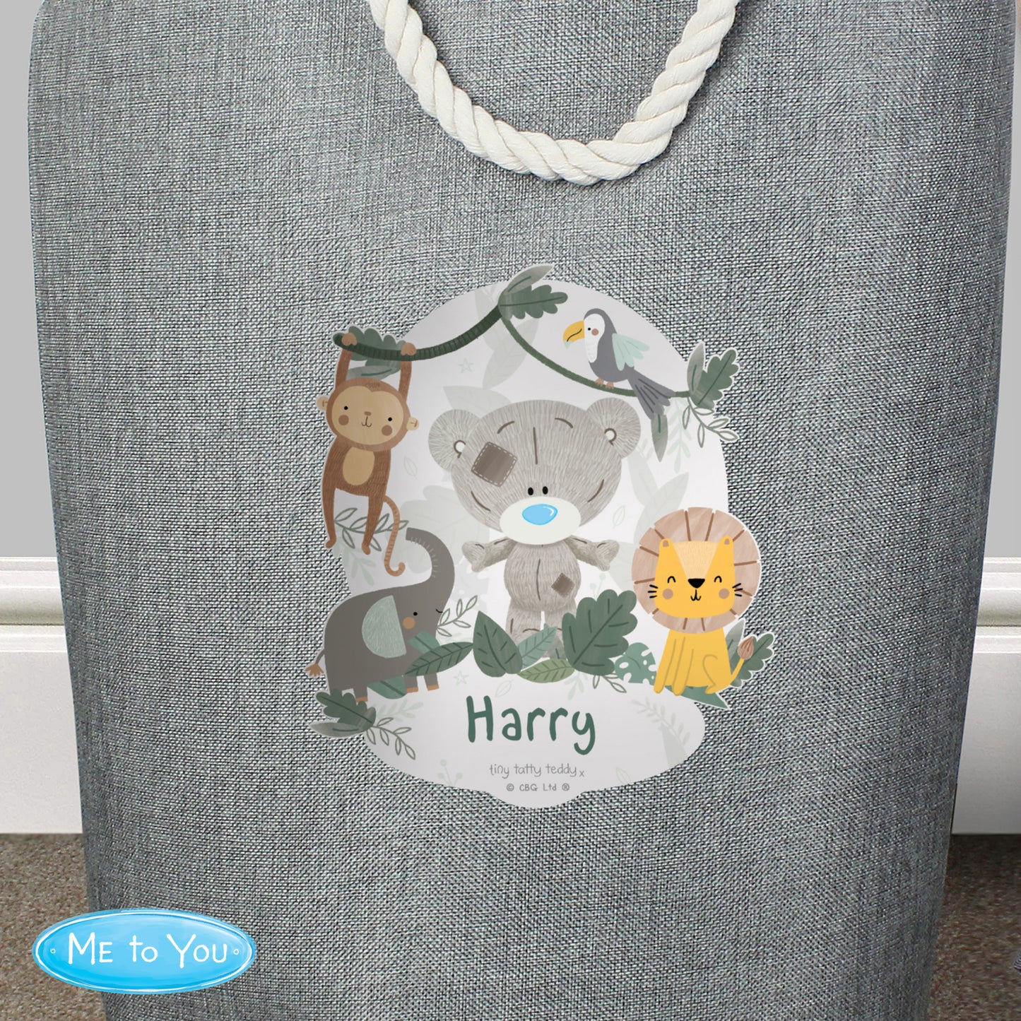 Tiny Tatty Teddy Jungle Animals Storage Bag