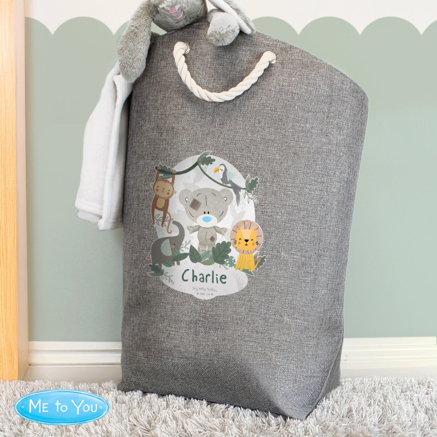 Tiny Tatty Teddy Jungle Animals Storage Bag