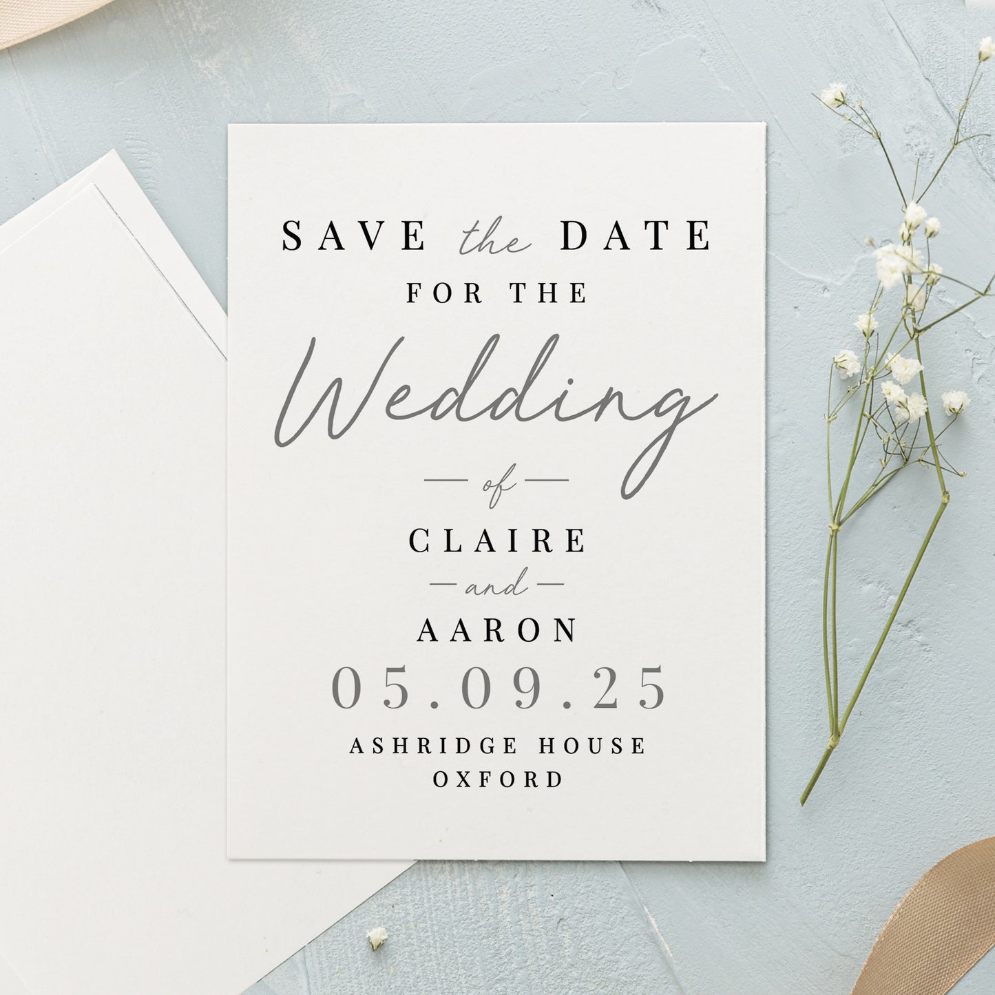 Personalised Wedding Save the Dates Wedding Invitations