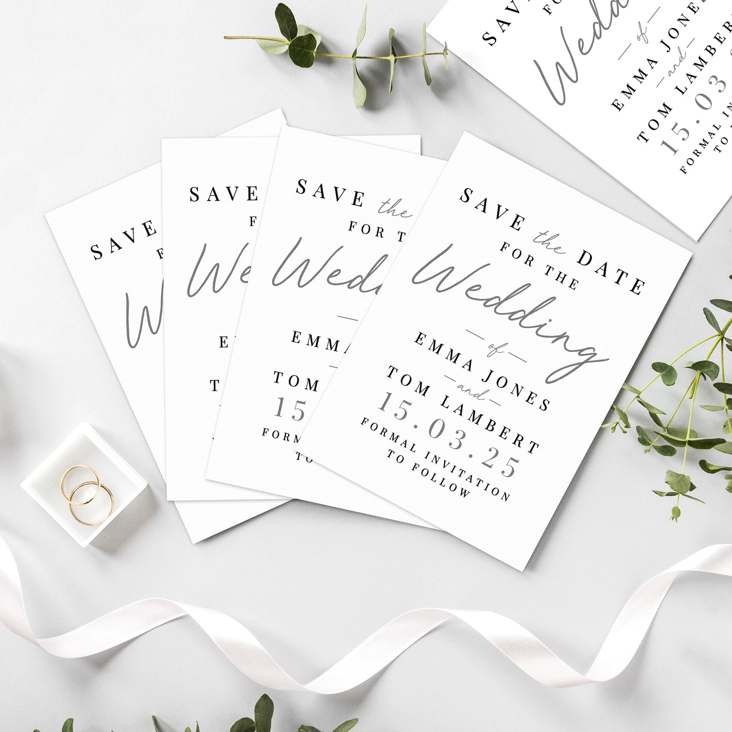 Personalised Wedding Save the Dates Wedding Invitations