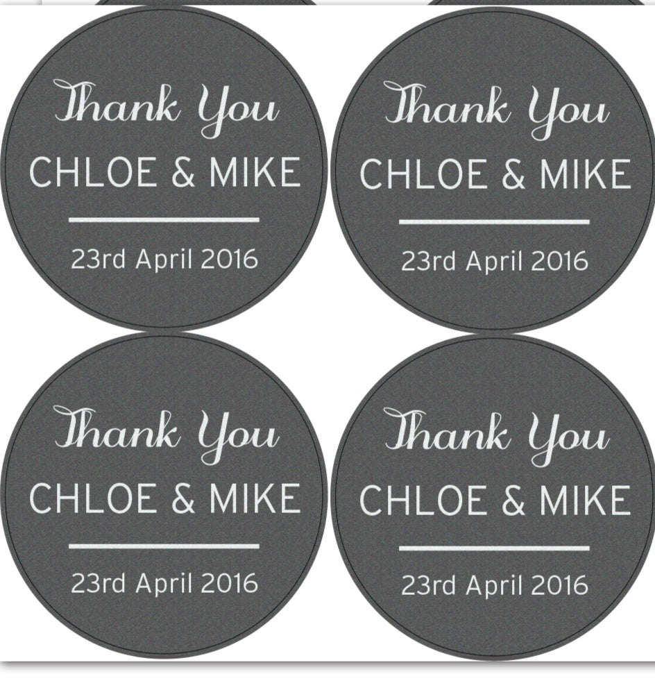 18 Personalised Wedding Candles Favours for Guests