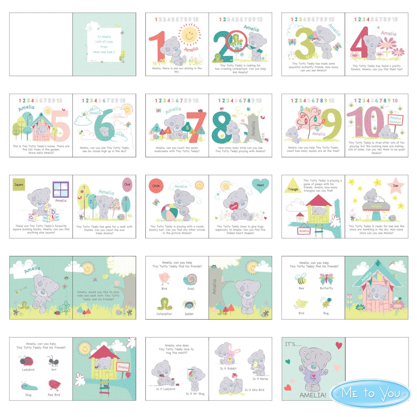 Tiny Tatty Teddy Learning Adventure Book