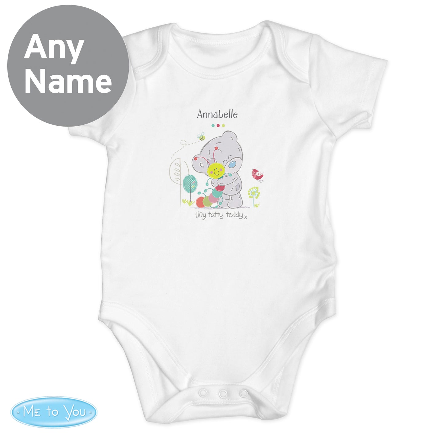 Tiny Tatty Teddy Cuddle Bug 0-3 Months Baby Vest