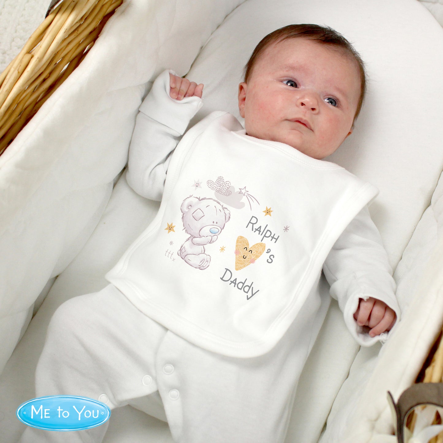 Tiny Tatty Teddy I Heart Baby Bib