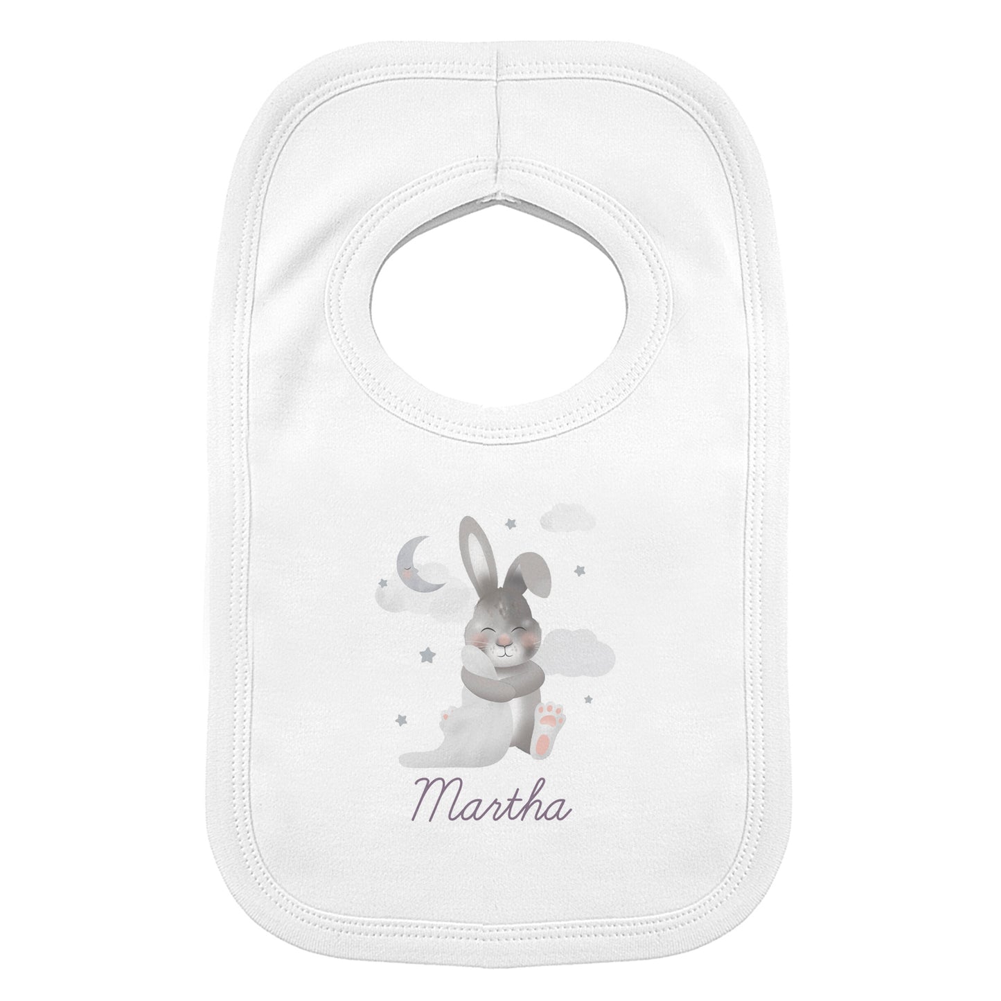 3PC Baby Bunny Babygrow & Bib Set - 0-3 Months