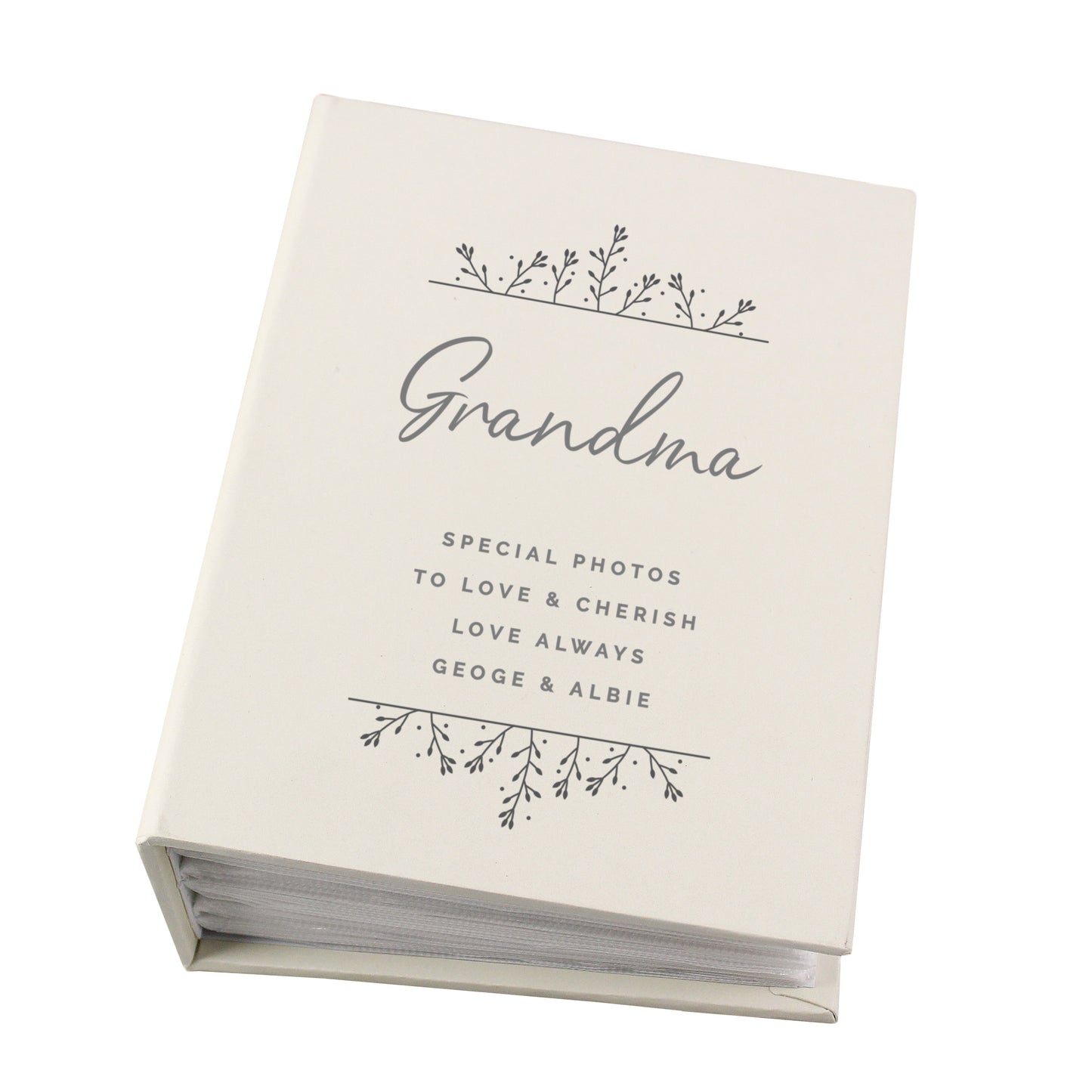 Floral 6x4 Photo Album with Sleeves
