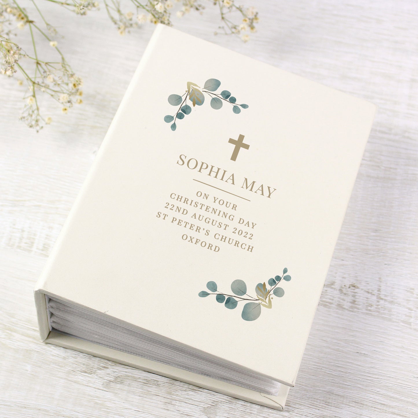 Botanical Cross 6x4 Photo Album with Sleeves