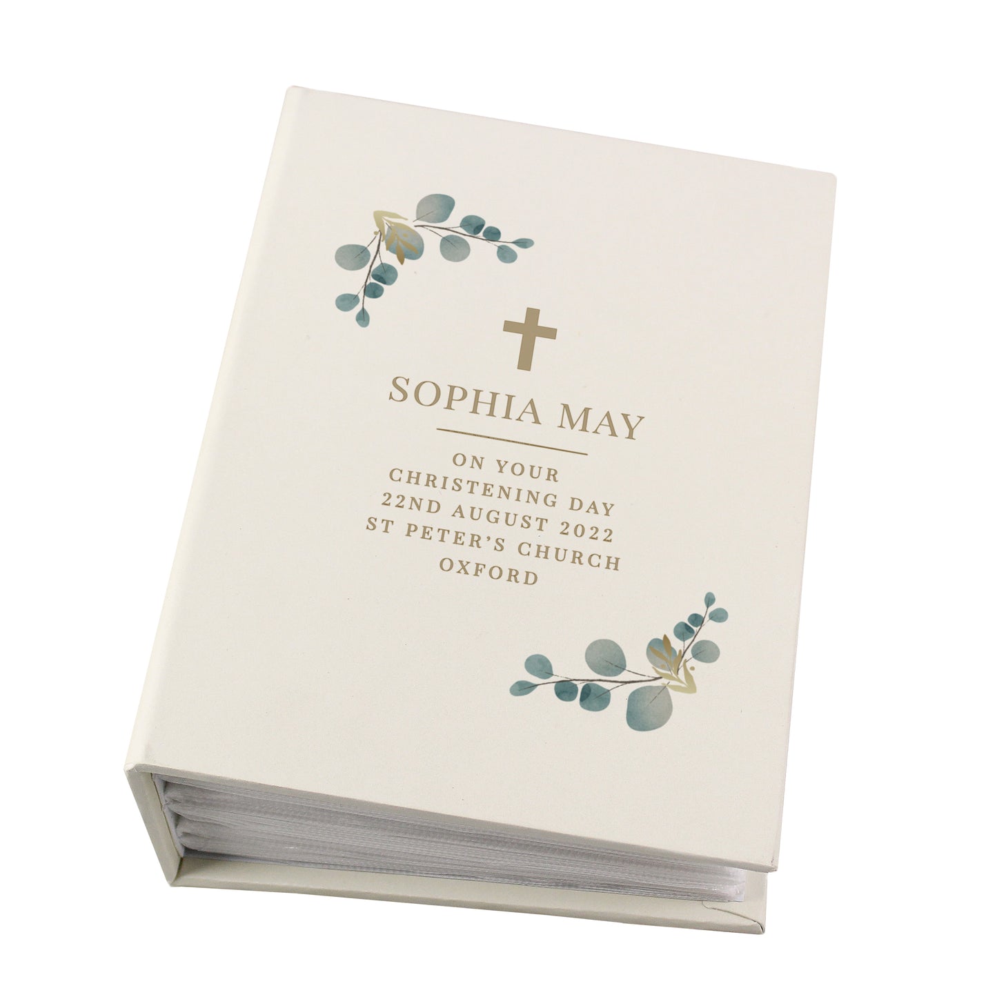 Botanical Cross 6x4 Photo Album with Sleeves
