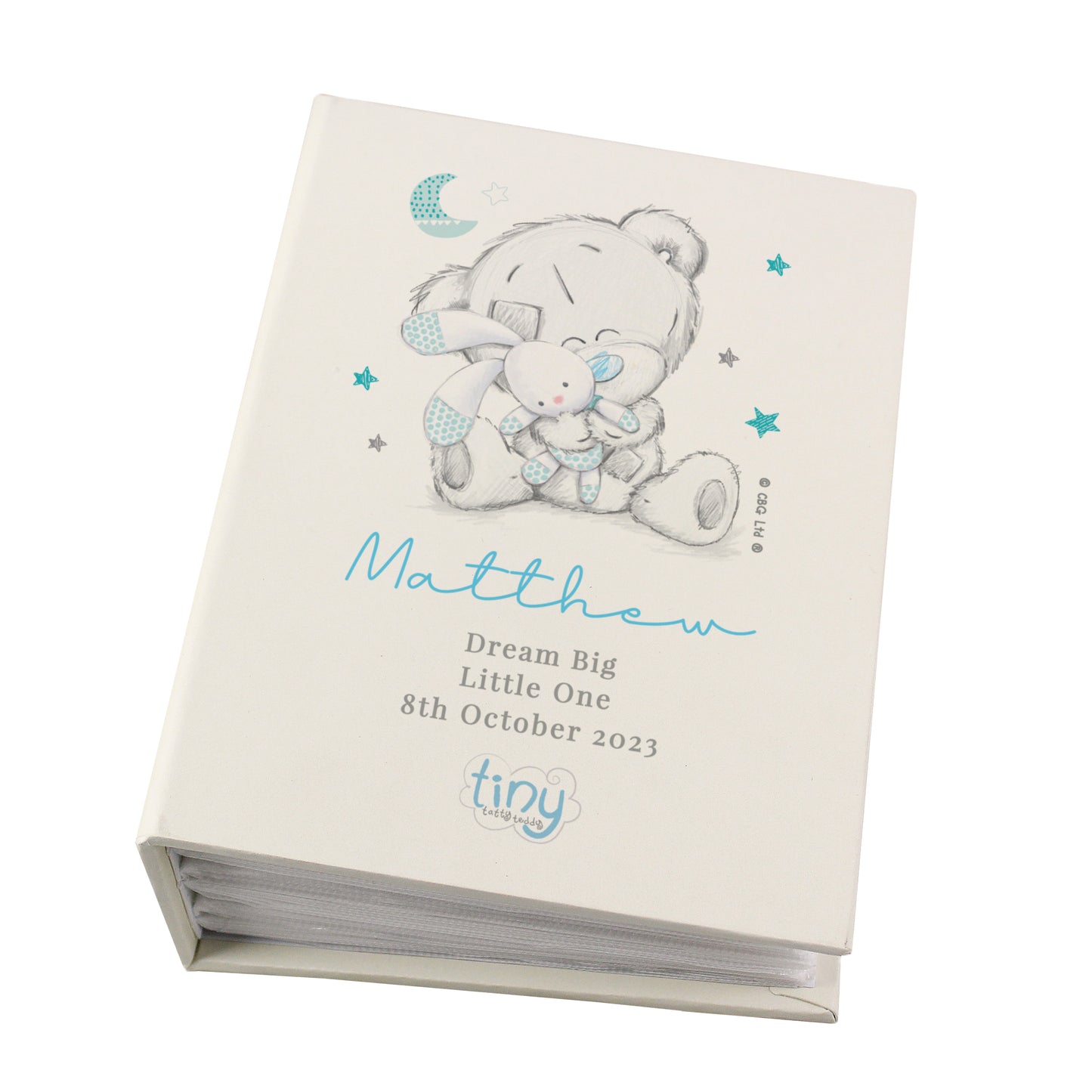 Tiny Tatty Teddy Blue 6x4 Photo Album with Sleeves