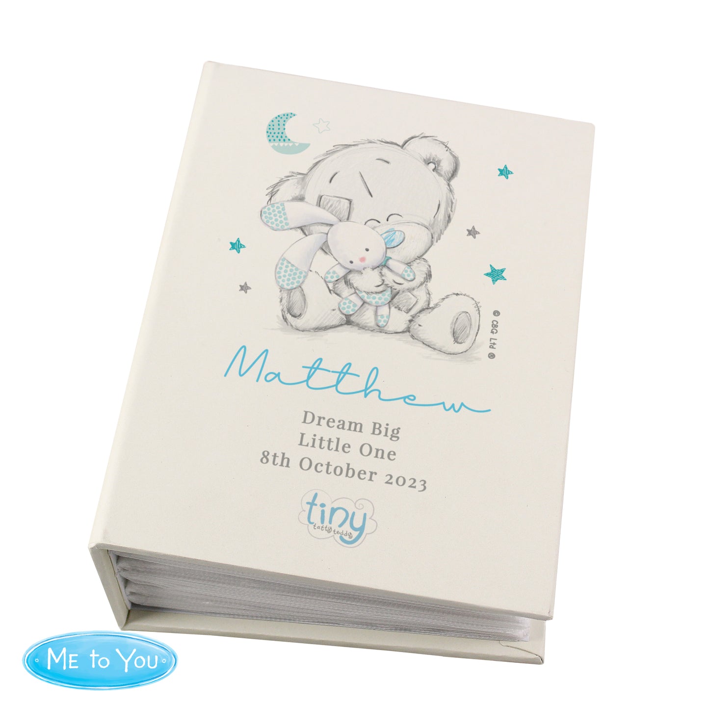 Tiny Tatty Teddy Blue 6x4 Photo Album with Sleeves