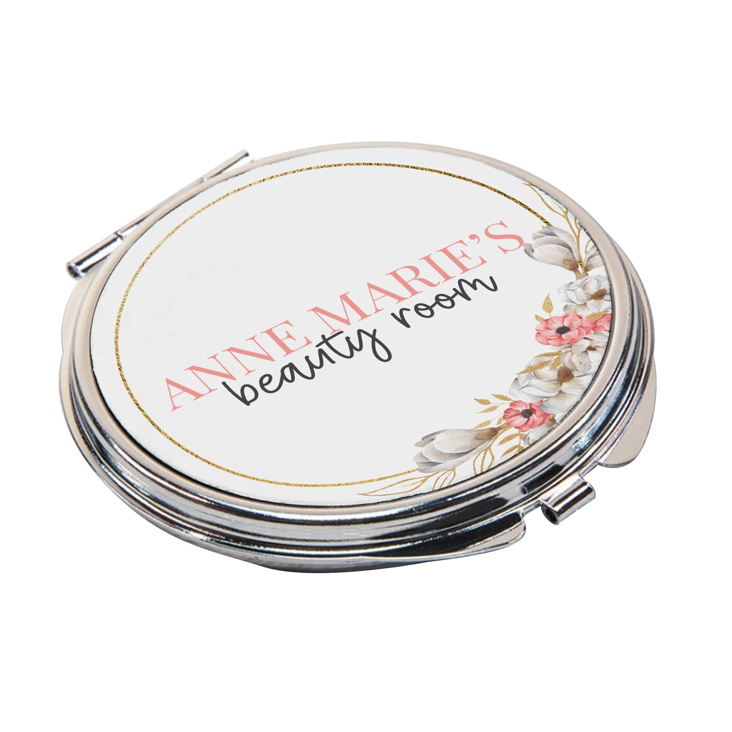 Design Compact Mirror - Bespoke Wedding Gift