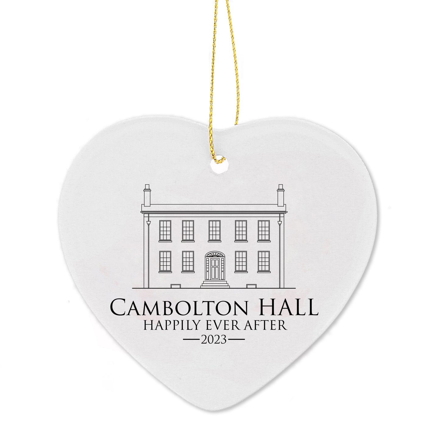 Design Ceramic Hanging Heart - Bespoke