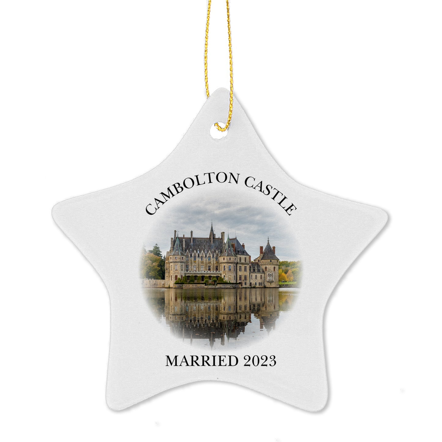 Design Ceramic Hanging Star Decoration
