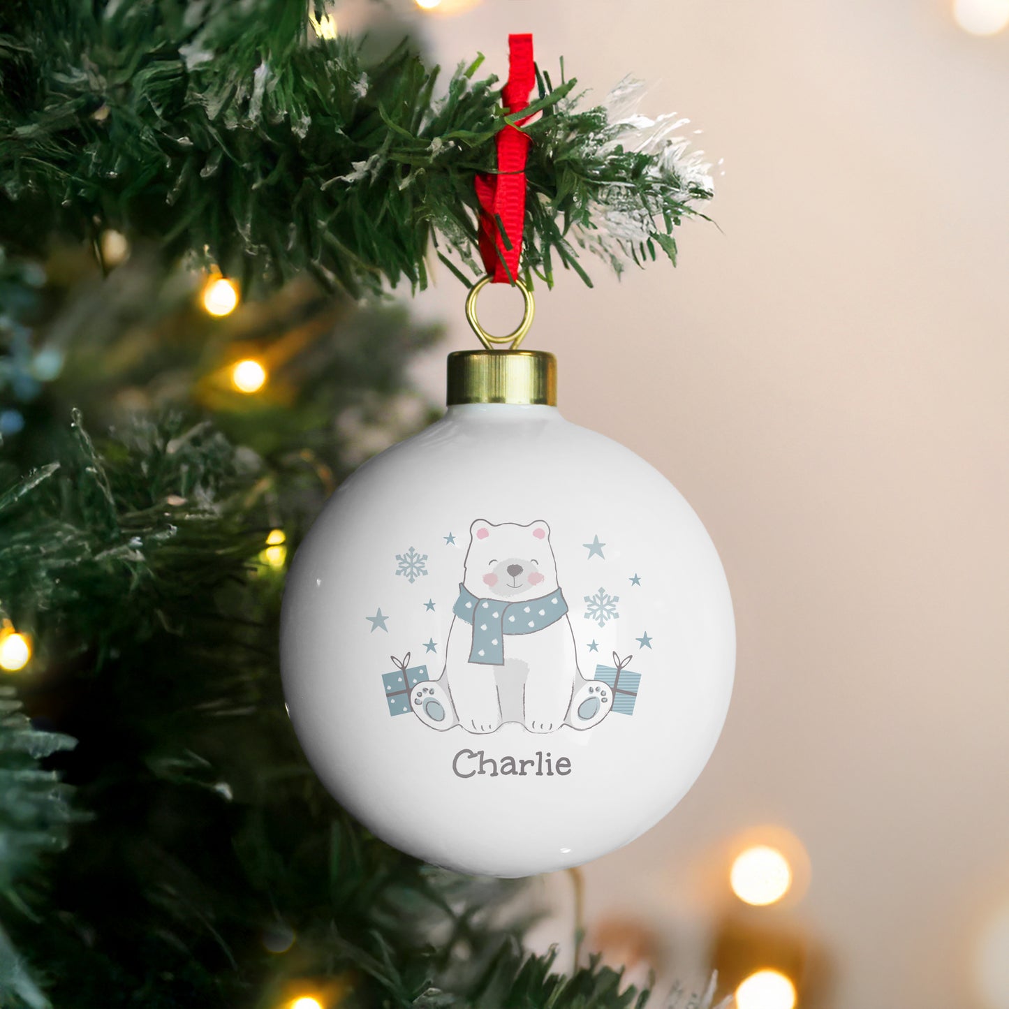 Children's Christmas Bauble - Polar Bear