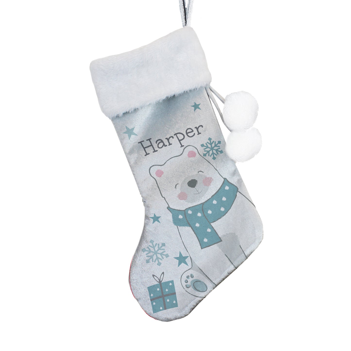 Children's Christmas Stocking - Winter Polar Bear