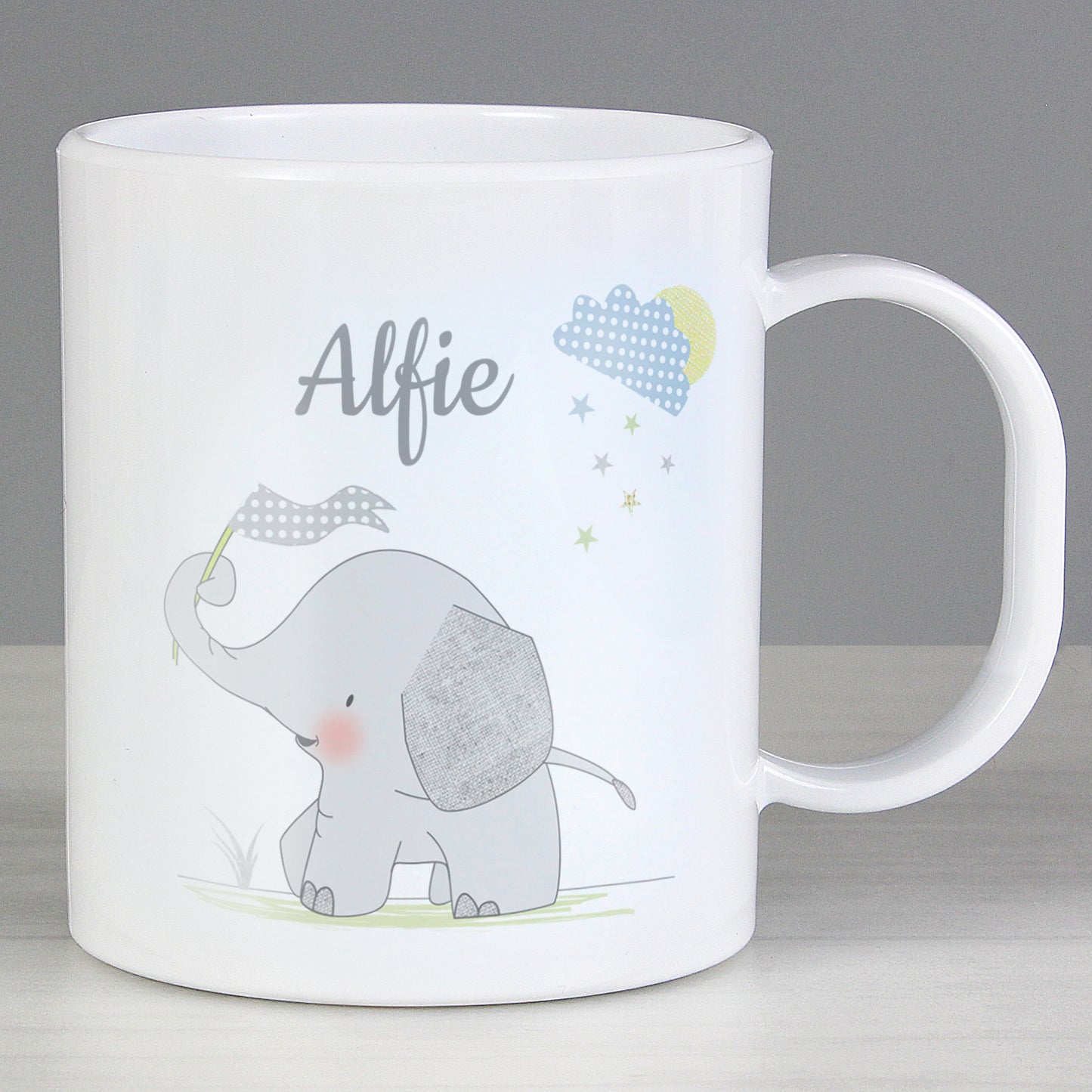 6PC Elephant Plastic Breakfast & Dinner Set - BPA Free