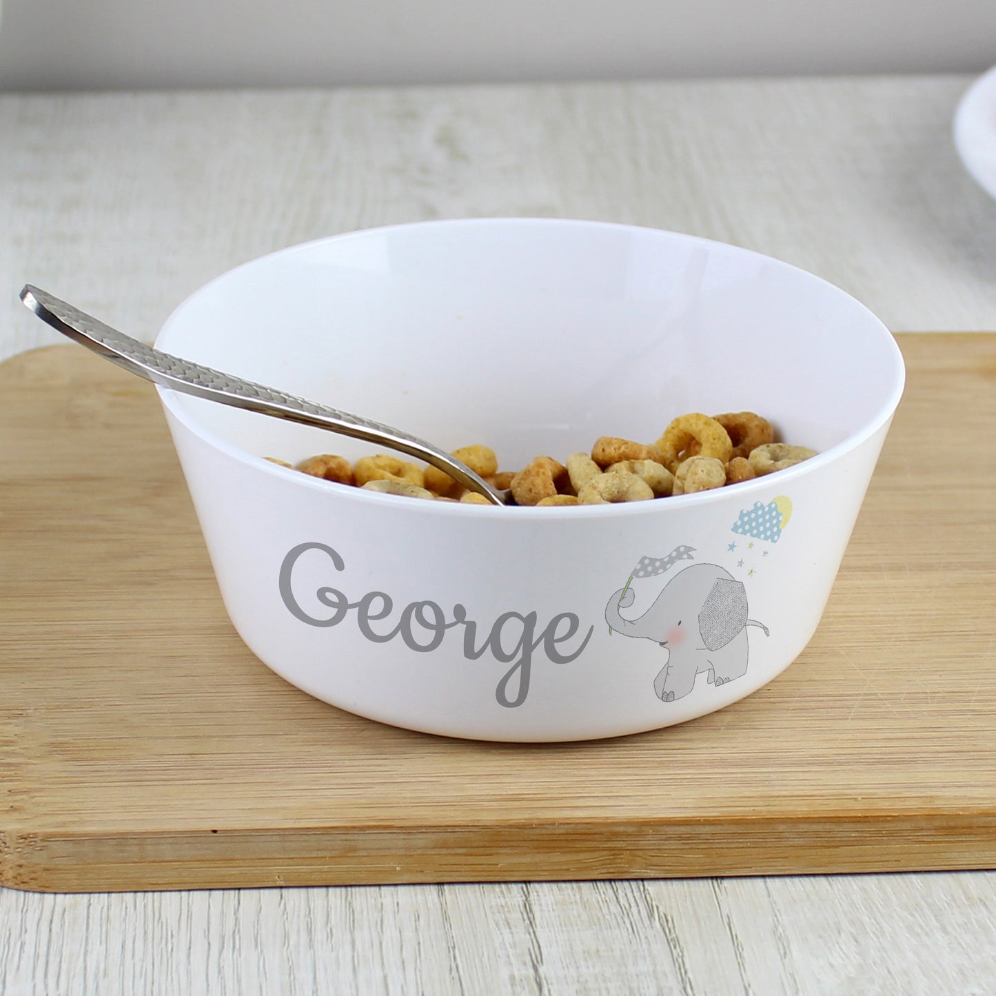 6PC Elephant Plastic Breakfast & Dinner Set - BPA Free