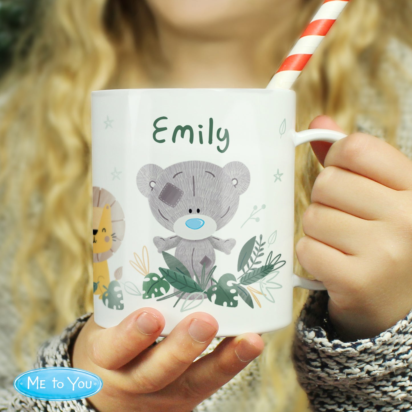 Tiny Tatty Teddy Jungle Animals Plastic Mug