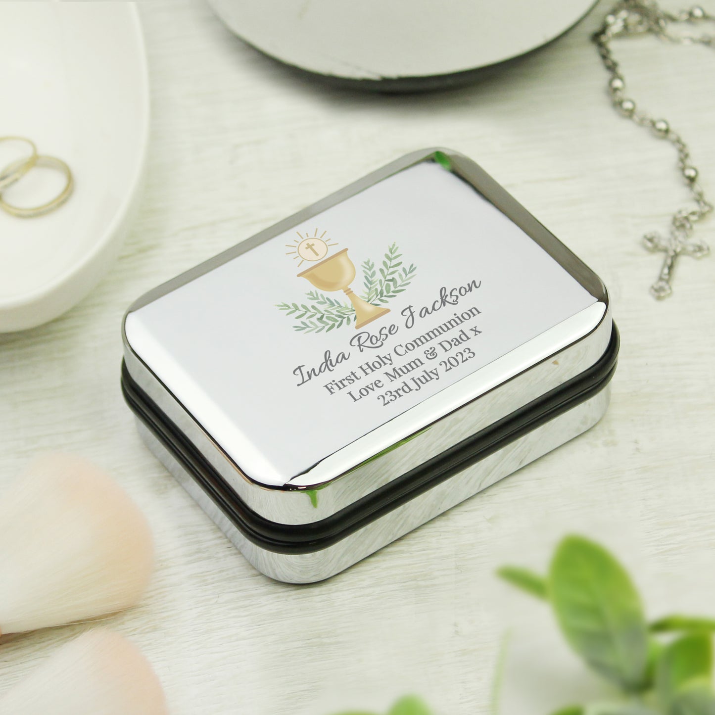 First Holy Communion Necklace Gift Box