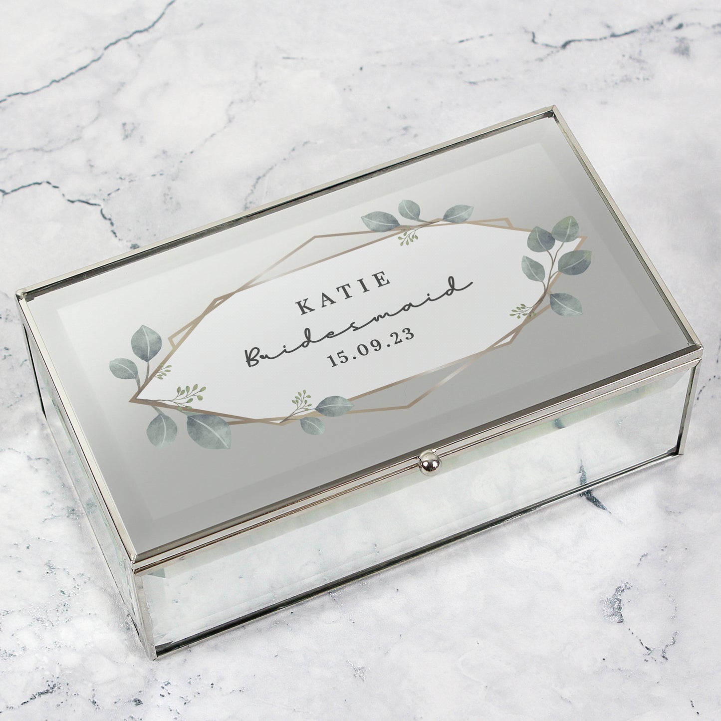 Botanical Mirrored Jewellery Box