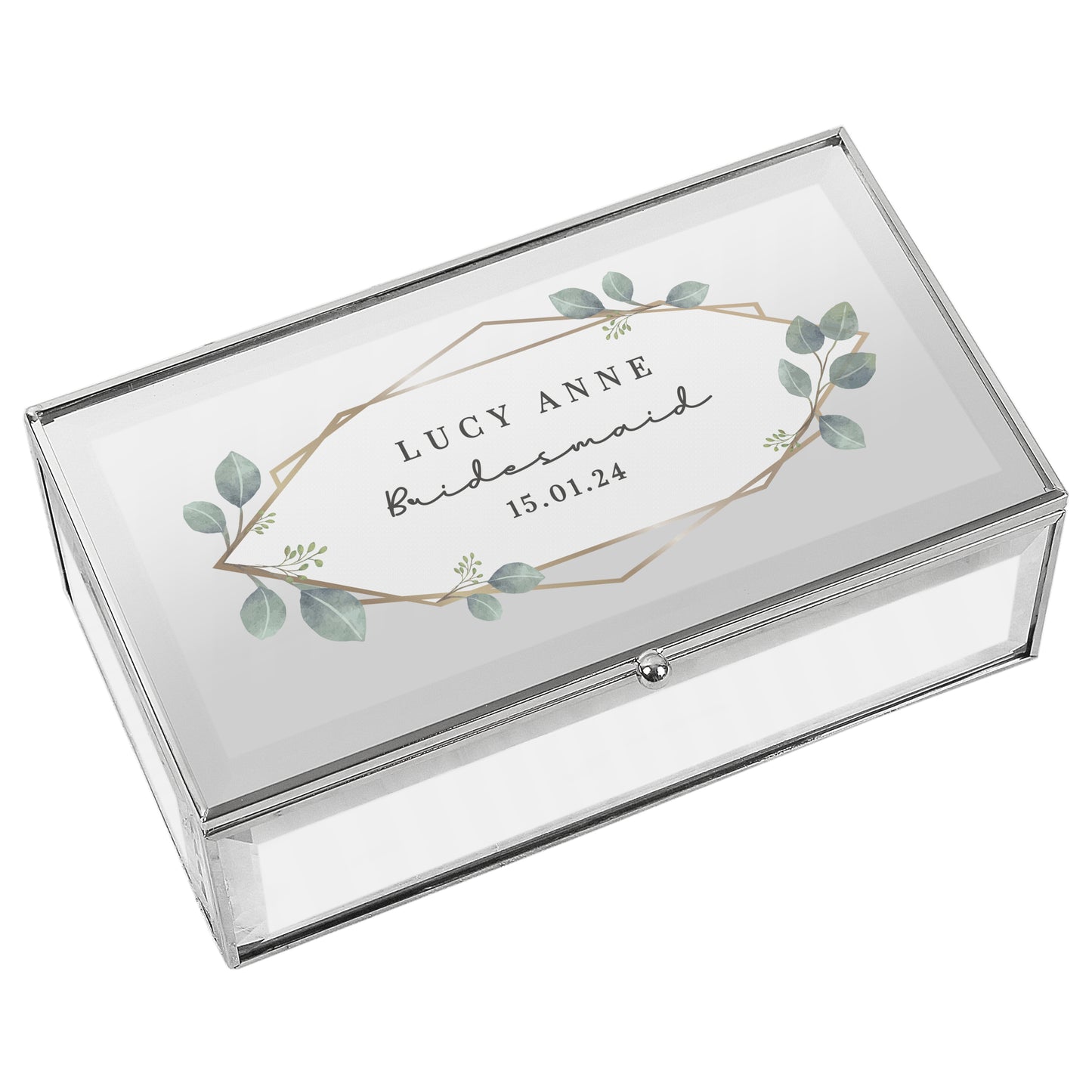 Botanical Mirrored Jewellery Box