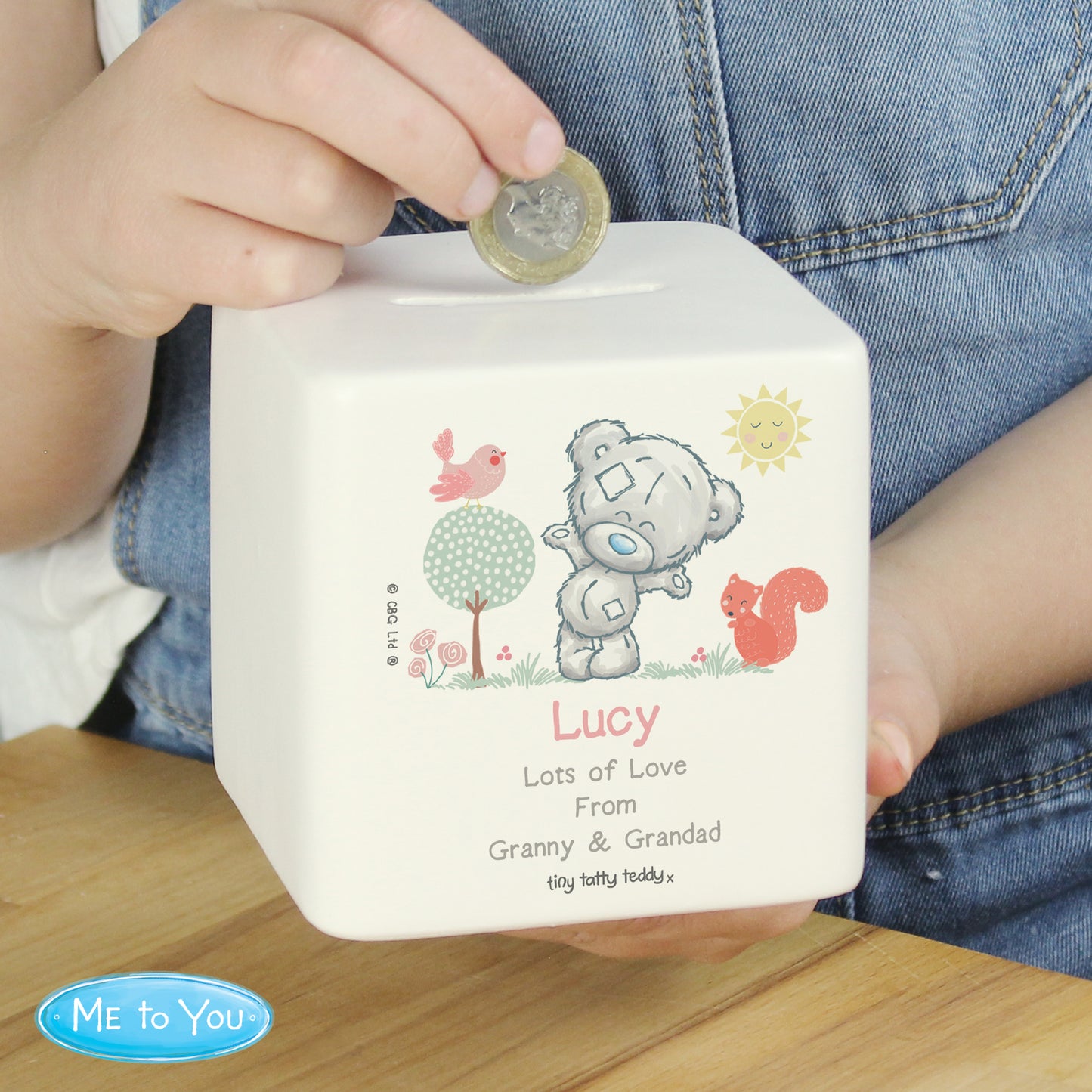 Tiny Tatty Teddy Woodland Animal Money Box