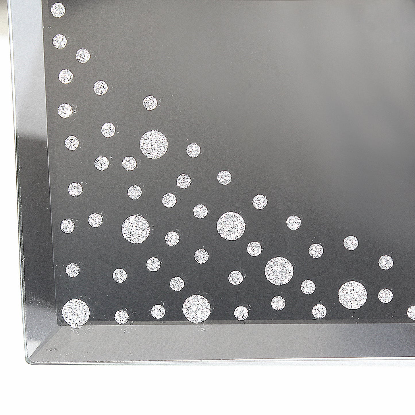 White Butterfly Diamante Glass Trinket Box