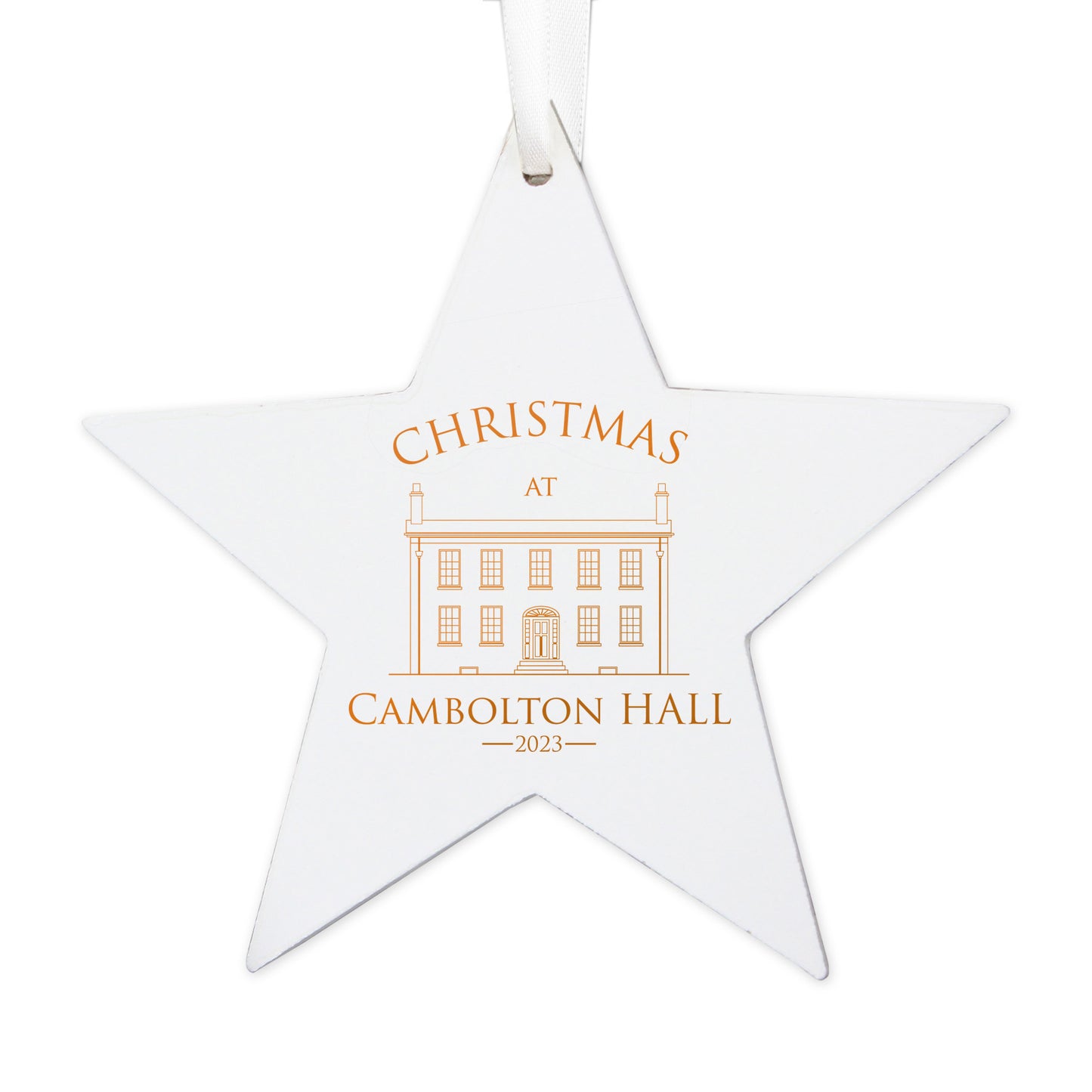 Design Wooden Star Decoration - Bespoke Gifts